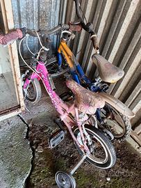 2 bici piccole 