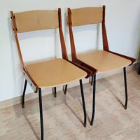 2 Sedie Vintage Carlo Ratti Anni 60'
