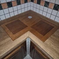 modulo lavandino ad angolo