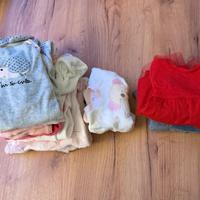 Lotto vesititi neonata 12 pezzi 0/3 mesi