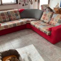 Divano ad angolo 5 posti