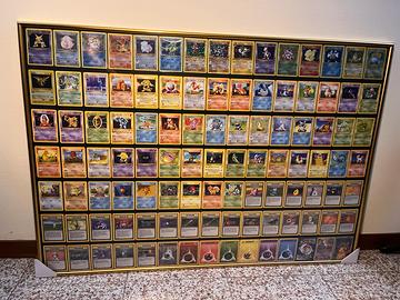 Pokemon set 102 prima serie charizard, gengar …