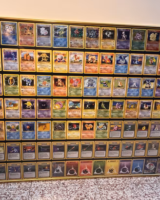 Pokemon set 102 prima serie charizard, gengar …