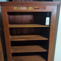 Libreria in legno massello indiano di acacia