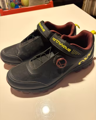 Scarpe mtb gravel 45 con Boa e SPD Northwave