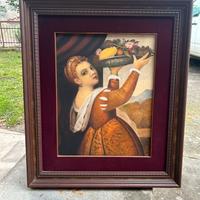 Titolo: Quadro Olio su Tela "La Lavinia"da Tiziano