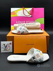 Ciabatte mule Louis Vuitton Takashi Murakami 39