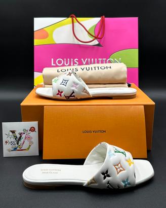 Ciabatte mule Louis Vuitton Takashi Murakami 39