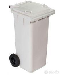 Contenitore rifiuti da esterno 80 Litri Bianco