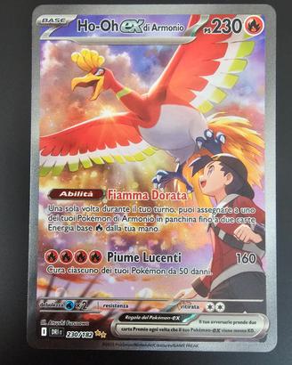 Carta pokemon ho-oh di armonio sar 230/182