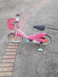 Bicicletta decathon bambina 3-6 anni con rotelle