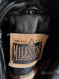 Giacca vera pelle Milestone L