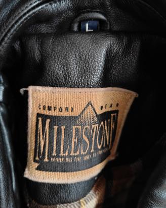 Giacca vera pelle Milestone L