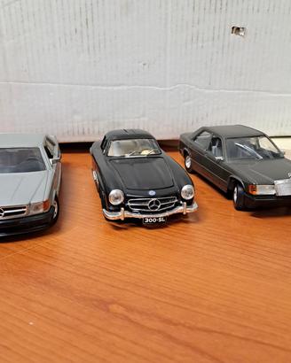 Burago 1/24  Mercedes  lotto 3 auto