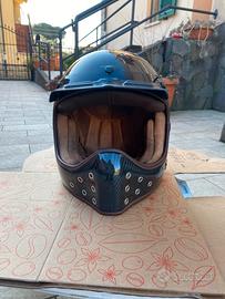 Casco moto bycity carbon rock