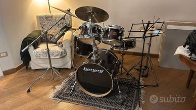 Batteria Ludwig Element completa + piatti UFIP