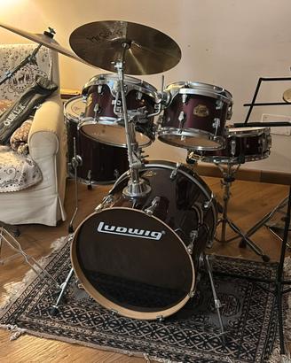 Batteria Ludwig Element completa + piatti UFIP