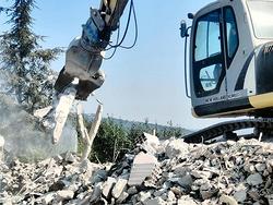 Pinza Frantumatrice escavatore 130/190 q.li