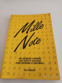 spartito mille note testi e accordi chitarra e tas