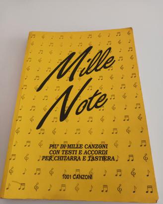 spartito mille note testi e accordi chitarra e tas