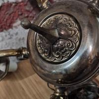 Lampadario vintage ottone 5 luci stile antico