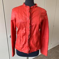 Paolo Casalini giacca in pelle Tg. xl  - aragosta