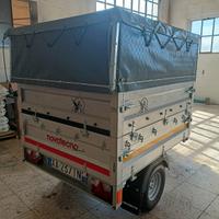 carrello rimorchio con sponde