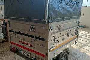 carrello rimorchio con sponde