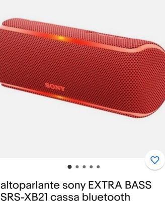SONY speaker SRS-XB21
