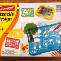 Quercetti stencil tema fattoria