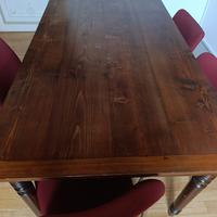 Tavolo da pranzo in legno ciliegio