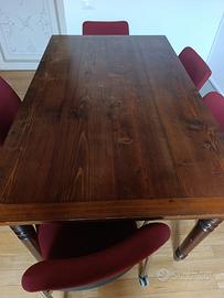 Tavolo da pranzo in legno ciliegio