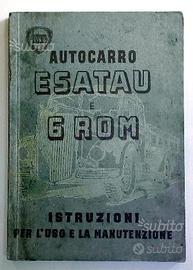 Manuale Uso e Manutenzione Lancia Esatau e 6Rom