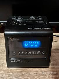 Radio Sveglia Vintage Sony Digicube ICF-C11W
