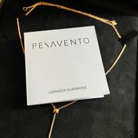 Collana oro e polvere diamanti Pesavento