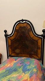 Letto antico in ferro battuto