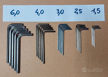Set Chiavi Brugola 6-4-3-2,5-1,5 mm