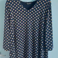 Blusa a pois Nina Leonard 