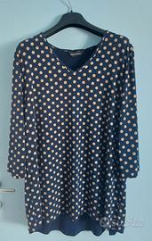 Blusa a pois Nina Leonard 