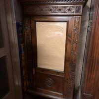 Armadio vetrina antico stile Luigi Filippo