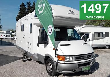 CAMPER GIOTTILINE IVECO MANSARDATO 6 POSTI LETTI C