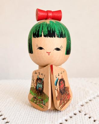 Kokeshi giapponese vintage, 13.5 cm – secondo '900
