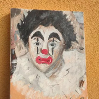 Quadro clown firmato