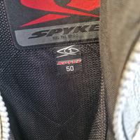 giacca in pelle spike