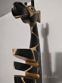 giraffa complemento d'arredo vintage o da esposizi
