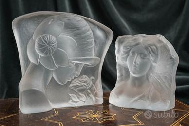 Sculture Vintage Cristallin Italy Art Déco