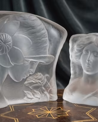 Sculture Vintage Cristallin Italy Art Déco