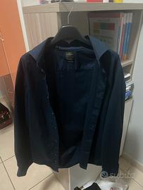 camicia blu elegande