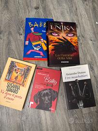 Lotto 5 libri narrativa e ragazzi – classici altro