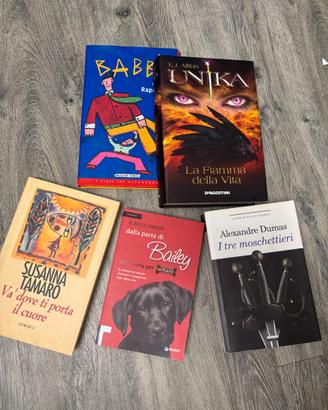 Lotto 5 libri narrativa e ragazzi – classici altro